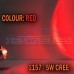 1157 5W RED CREE CANBUS ERROR FREE 